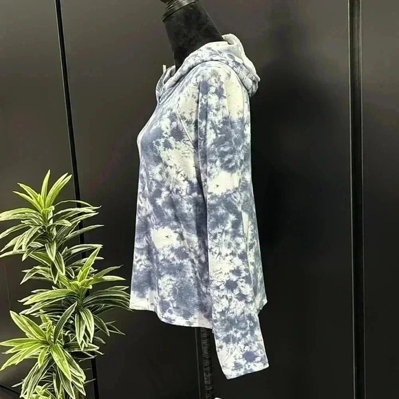 RBX Pullover Hoodie,tie-dye,stretch,lightweight,athletic,everyday,slit side - Picture 2 of 8